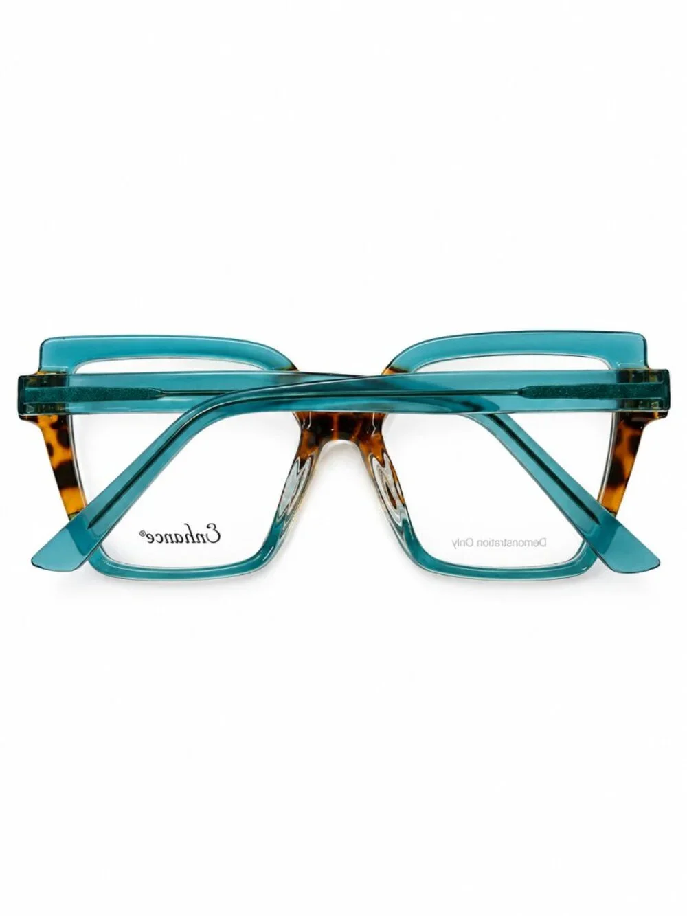 Enhance EN4441 Green/Tortoise 55-17-150 Eyeglass Frames